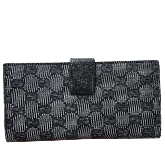 Gucci Continental Black Canvas Wallet - Picture 4 of 17